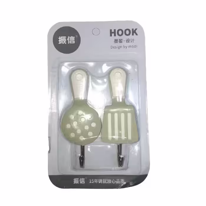 قلاب آویز آشپزخانه HOOK طرح کفگیر کد BH309 مجموعه 2 عددی