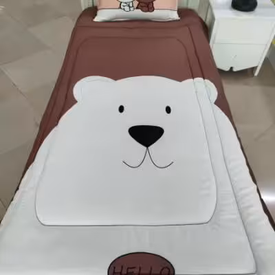 ست روتختی یک نفره طرح خرسی سلام و خرگوش برند ایپک