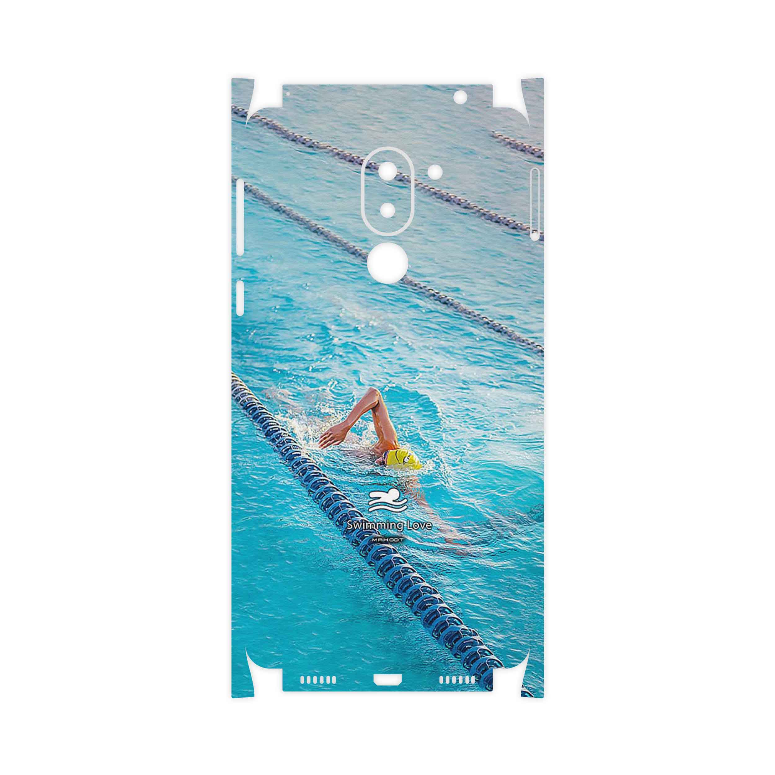 برچسب پوششی ماهوت مدل Swimming-FullSkin مناسب برای گوشی موبایل آنر 6X