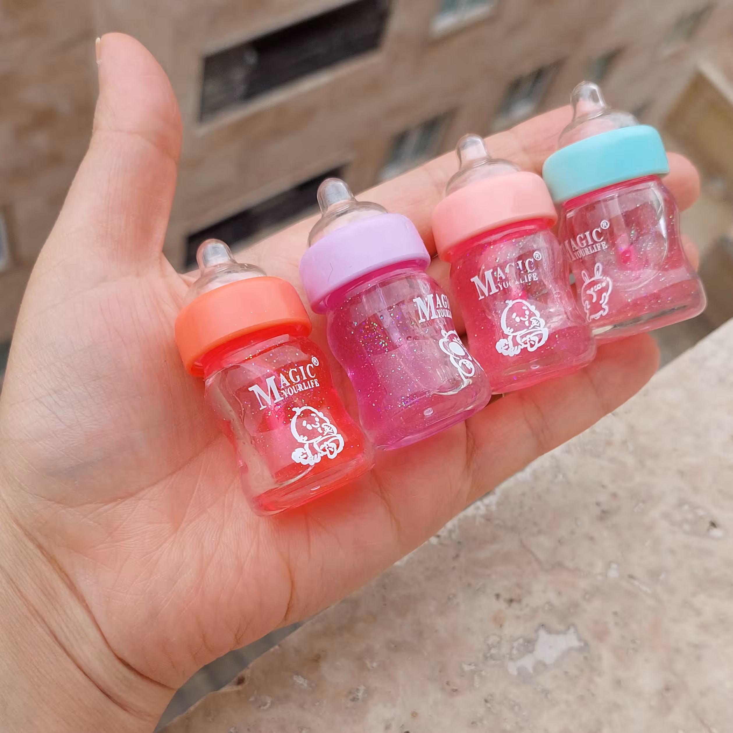 بالم لب طرح شیشه