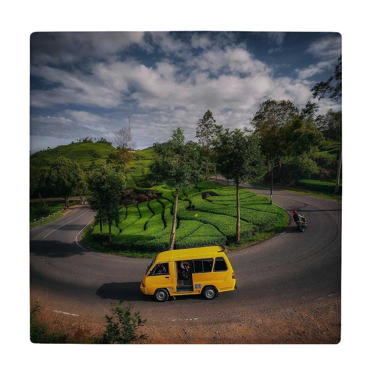 زیر لیوانی طرح جاده جنگلی کد 3540248_1406