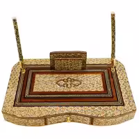 قلمدان خاتم کاری مدل مدیریتی طرح کشویی کد 21sim