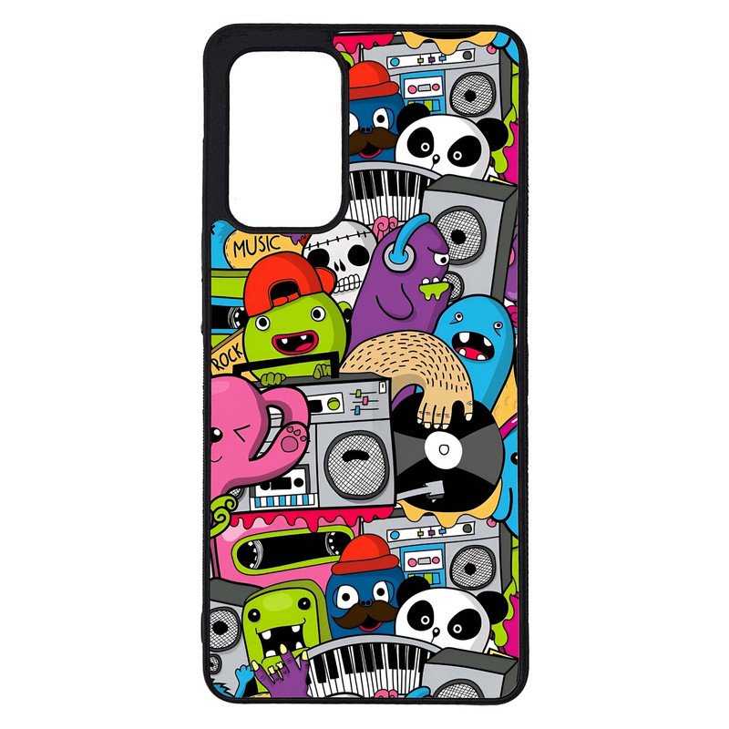 کاور طرح انیمیشن کد G-098 مناسب برای گوشی موبایل سامسونگ Galaxy A72 / A72 5G | دیجی قاب دونی