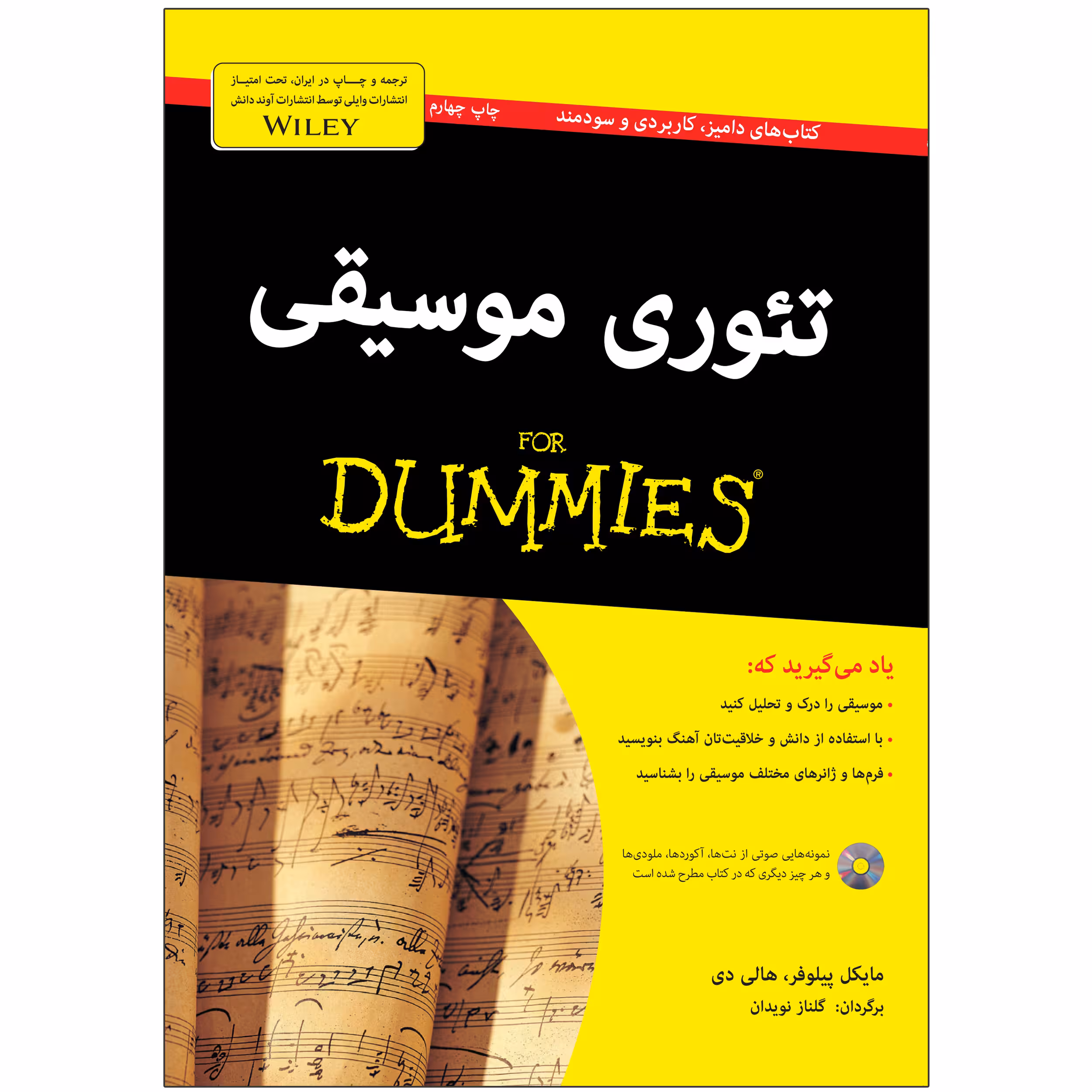 کتاب تئوری موسیقی دامیز اثر مایکل پیلوفر هالی دی