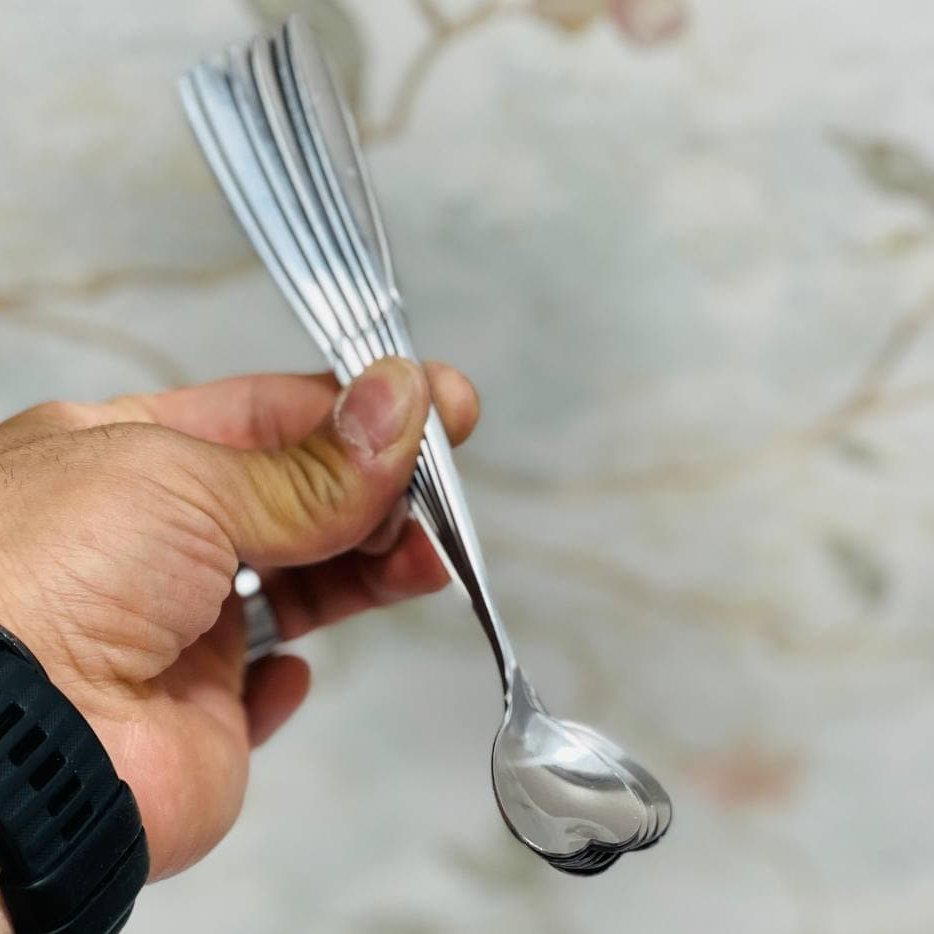 قاشق بستنی خوری شش تایی