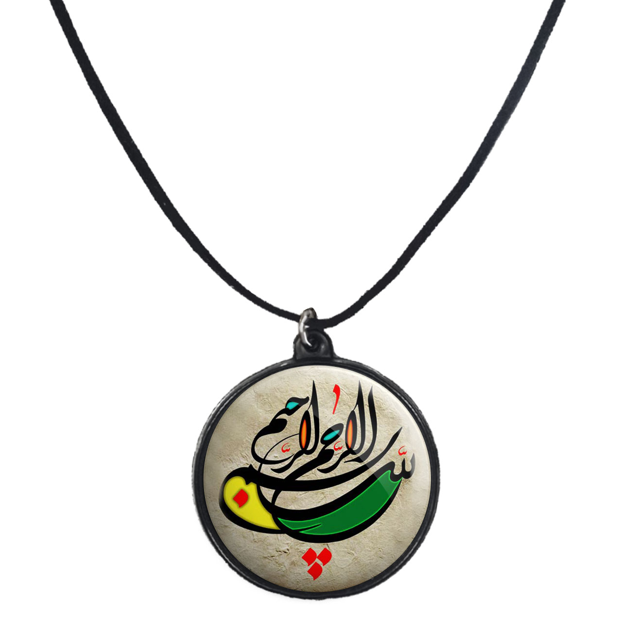 گردنبند پرمانه طرح ادعیه و مذهبی کد pmb.508