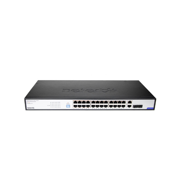 سوئیچ غیرمدیریتی 24 پورت نتربیت Neterbit مدل NGS-F1028P-A - تکنو لینک 148
