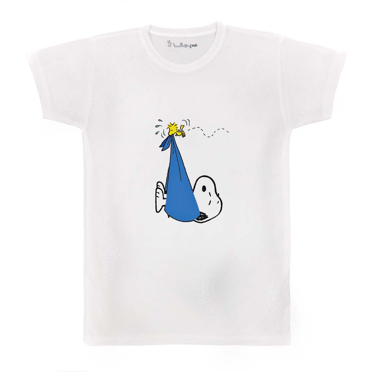 تی شرت بچگانه پرمانه طرح اسنوپی کد pmt.3618