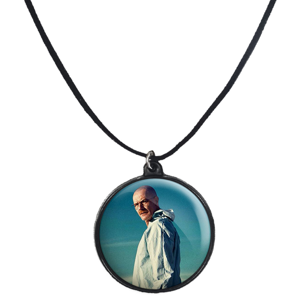 گردنبند پرمانه طرح بریکینگ بد کد pmb.7807 مدل دو طرفه