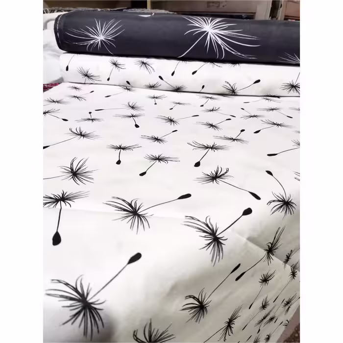 ملحفه مدل روانداز قاصدک یکنفره سایز 140×200سانتیمتر