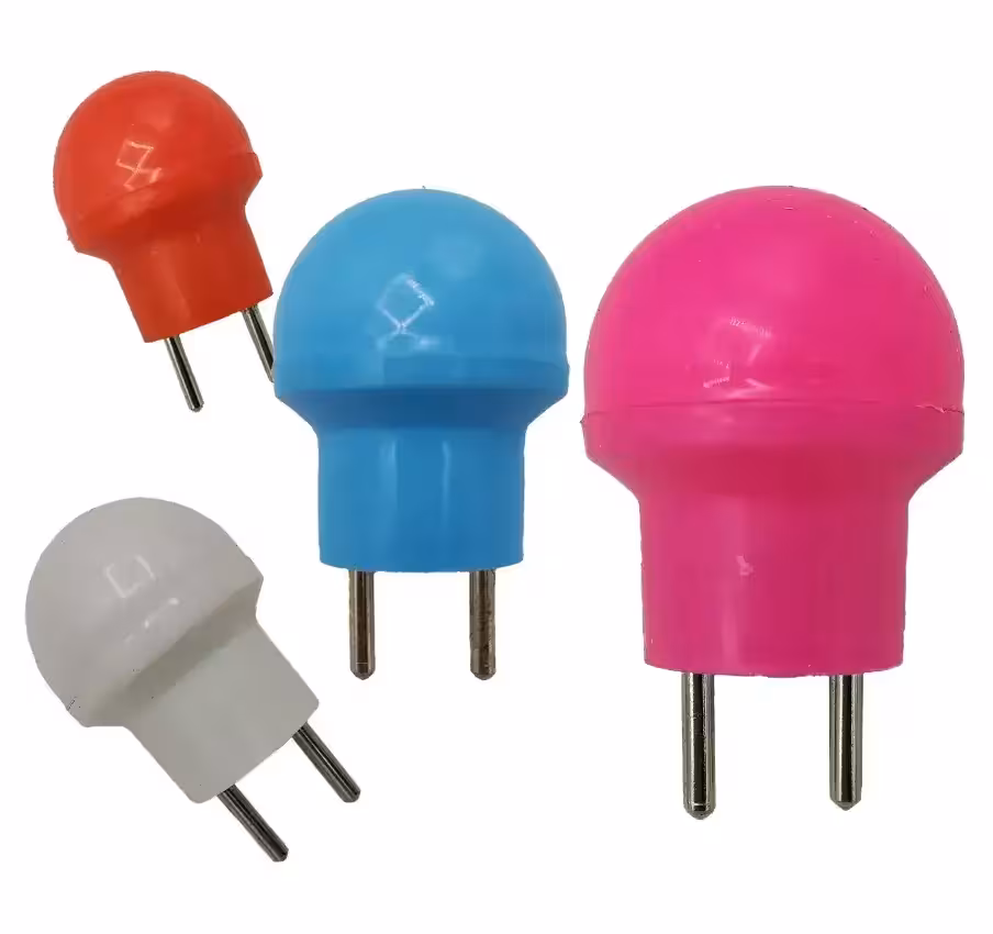 چراغ خواب لامپ دوشاخه دار LED رنگی