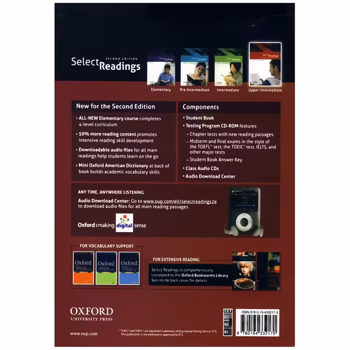 کتاب Select Readings upper intermediate 2ed اثر Linda Lee انتشارات آکسفورد 