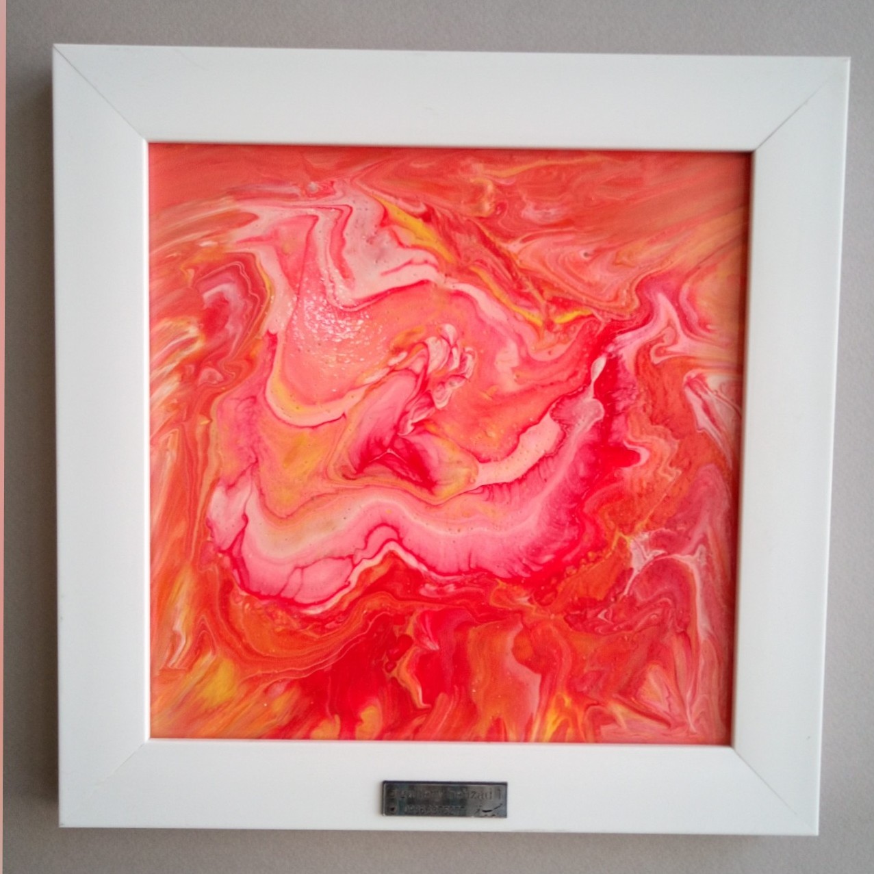 تابلو ابستره انتزاعی ترکیب رنگ  اکرلیک