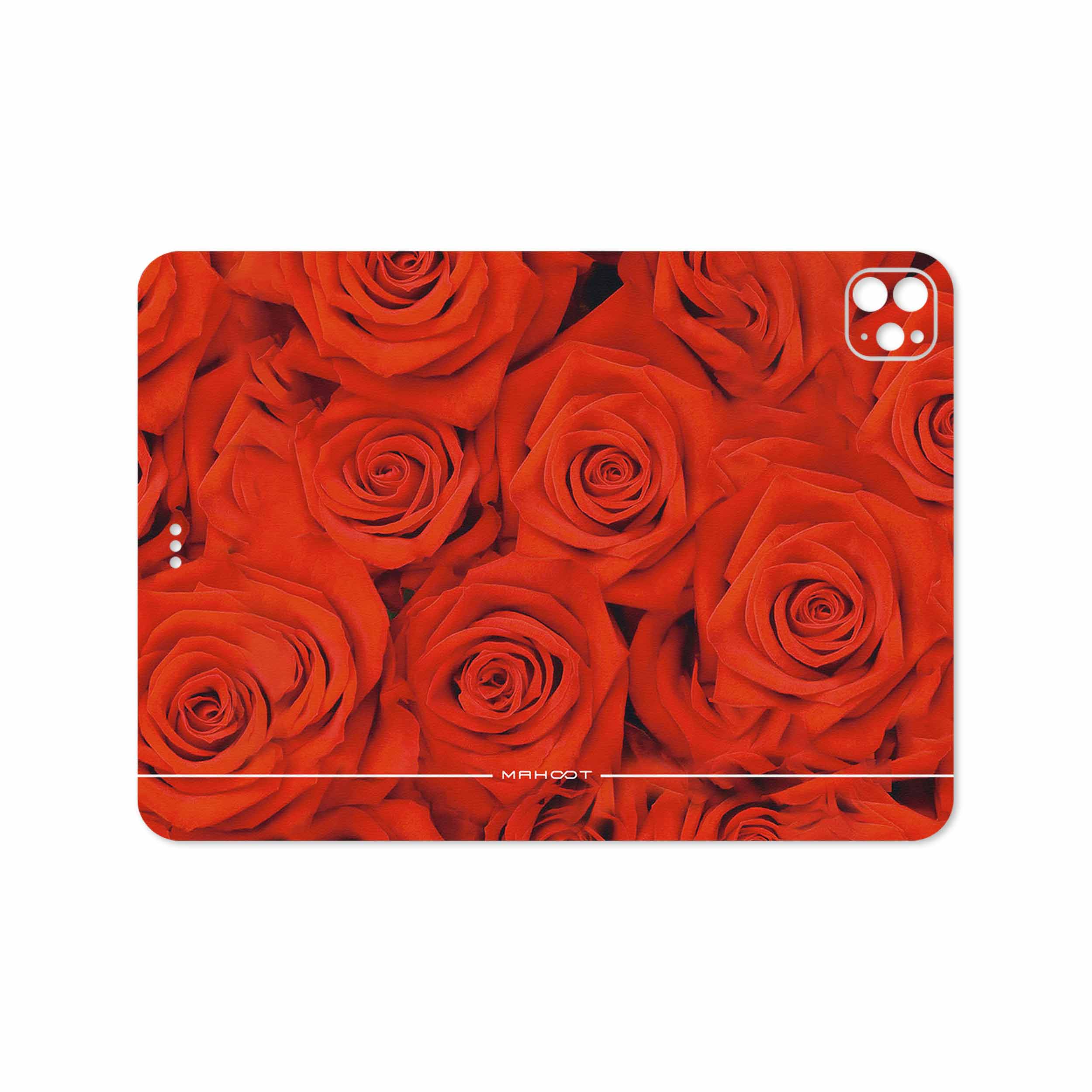 برچسب پوششی ماهوت مدل Red-Flower مناسب برای تبلت اپل iPad Pro 11 (GEN 2) 2020 A2230