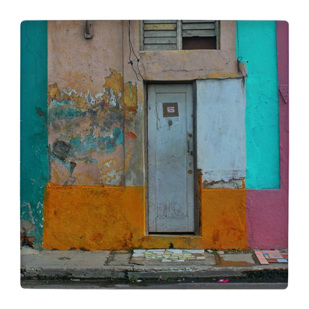 کاشی کارنیلا طرح پیاده روی قدیمی کد wk4657