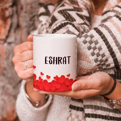 ماگ طرح قلب مدل عشرت