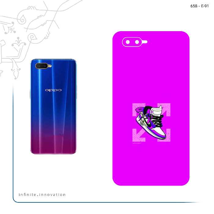 برچسب پوششی ماهوت مدل Nike Air Sneaker Digital Art مناسب برای گوشی موبایل اپو K1