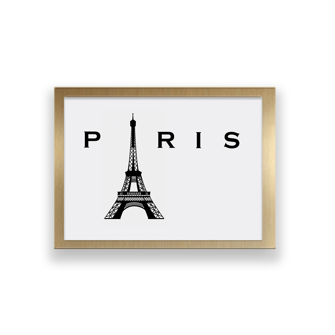 تابلو طرح مینیمال برج ایفل