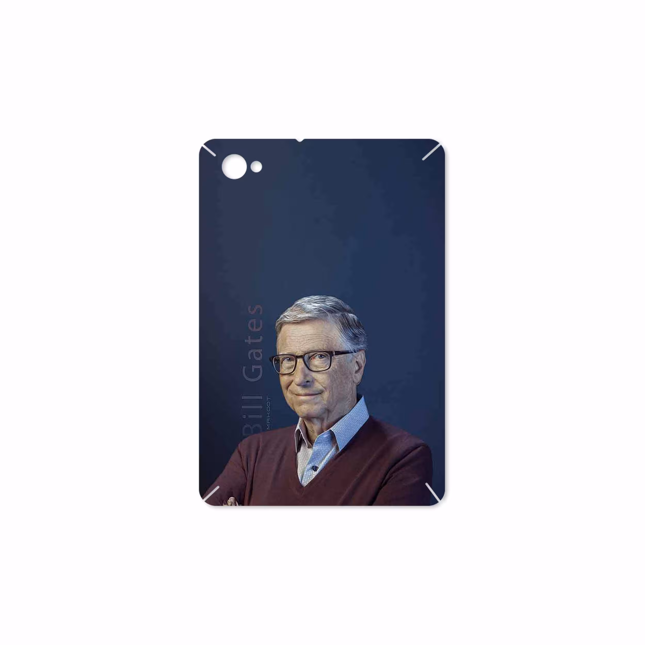برچسب پوششی ماهوت مدل Bill Gates مناسب برای تبلت سامسونگ Galaxy Tab 7.7 2011 P6800