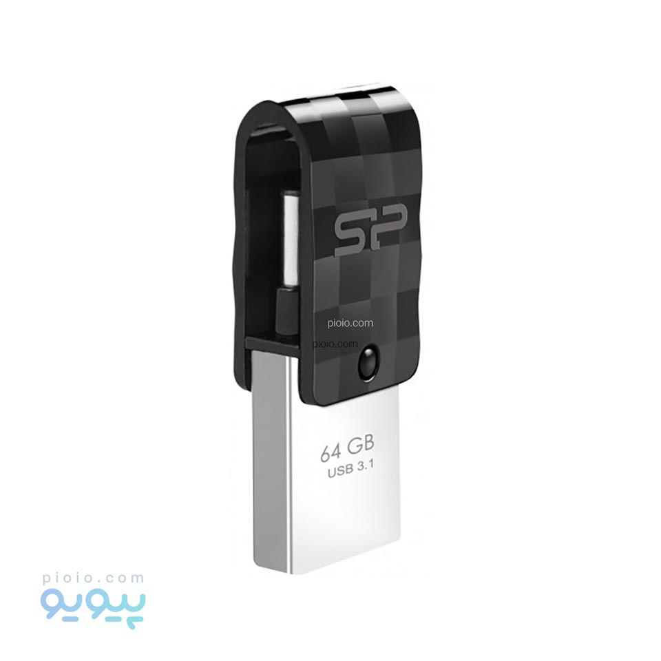 فلش مموری OTG سیلیکون پاور مدل Mobile C31 ظرفیت 64 گیگابایت