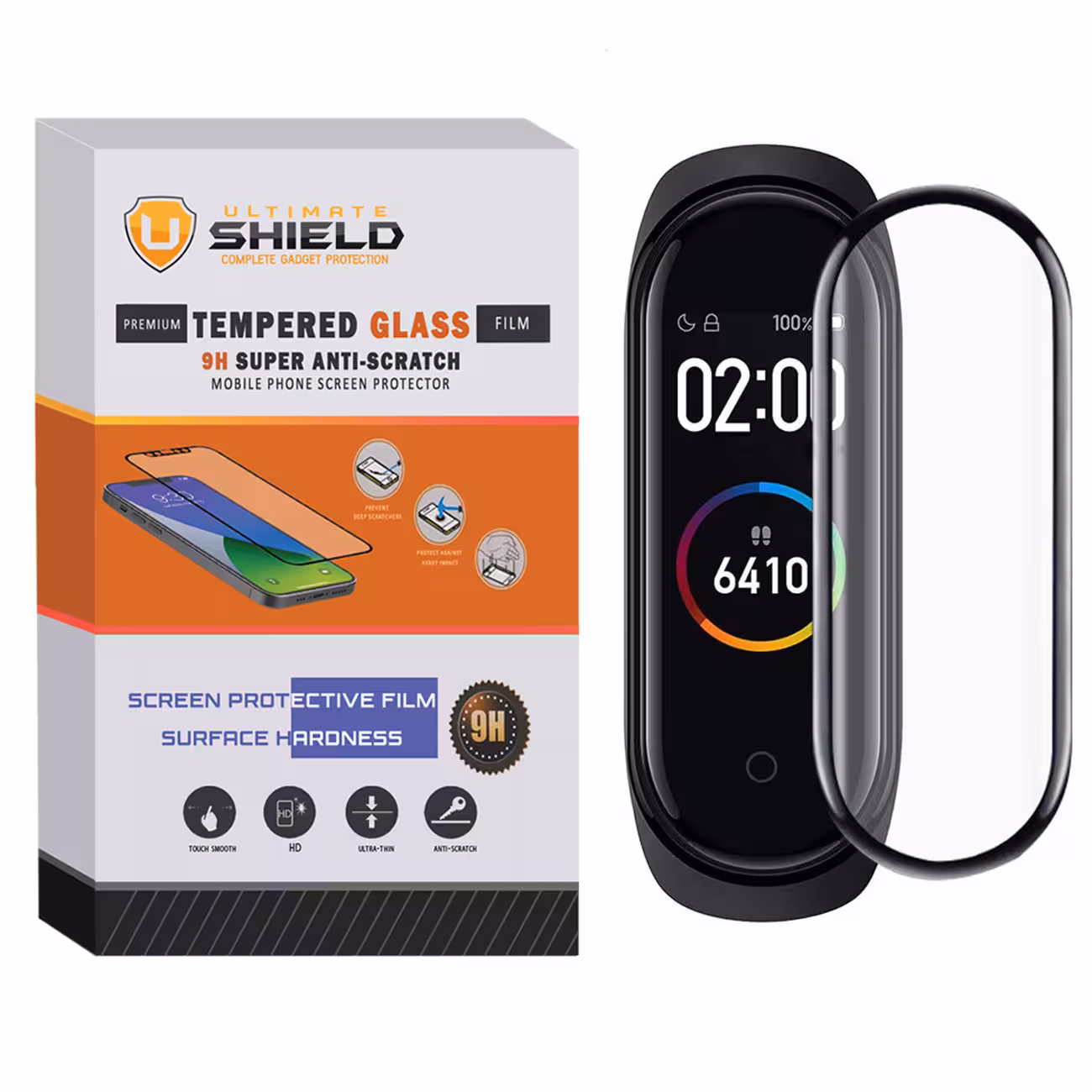 محافظ صفحه نمایش نانو آلتیمیت شیلد مدل NUL مناسب برای ساعت هوشمند شیایومی Mi Band 4