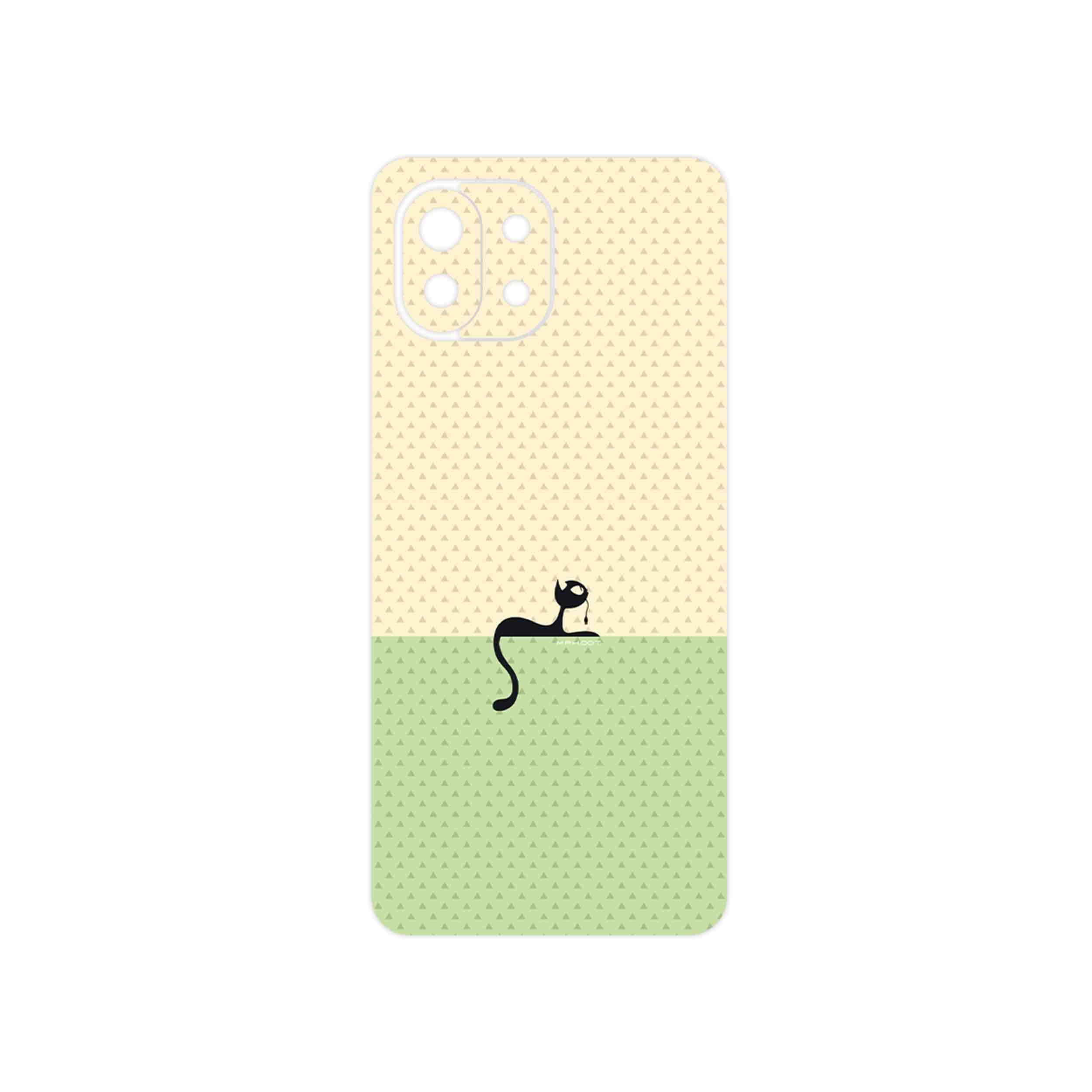 برچسب پوششی ماهوت مدل Minimal Internet Cat Icon مناسب برای گوشی موبایل شیائومی MI 11 LITE