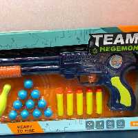 اسباب بازی، پک کامل تفنگ با انواع تیر و سیبل