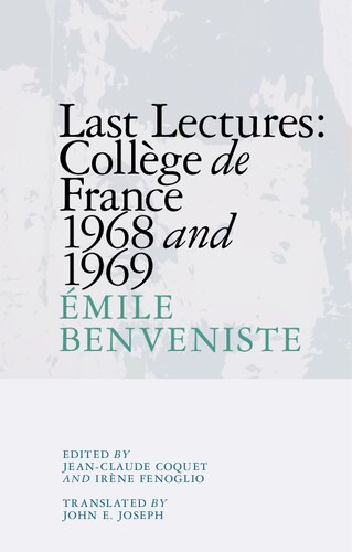 خرید و دانلود نسخه کامل کتاب Last Lectures : Collège De France 1968 and 1969