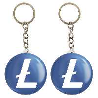 جاکلیدی خندالو مدل ارز دیجیتال لایت کوین کد 40664066 مجموعه 2 عددی