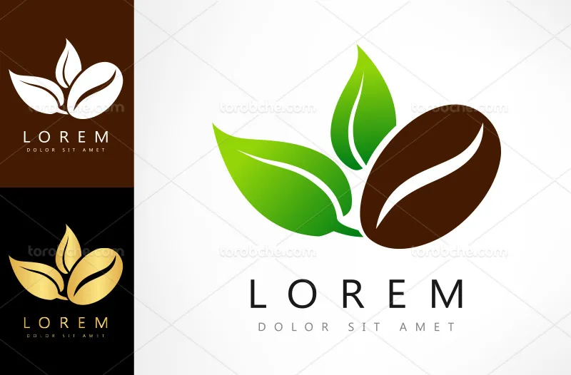 وکتور لوگوی قهوه فروشی | گرافیک با طعم تربچه