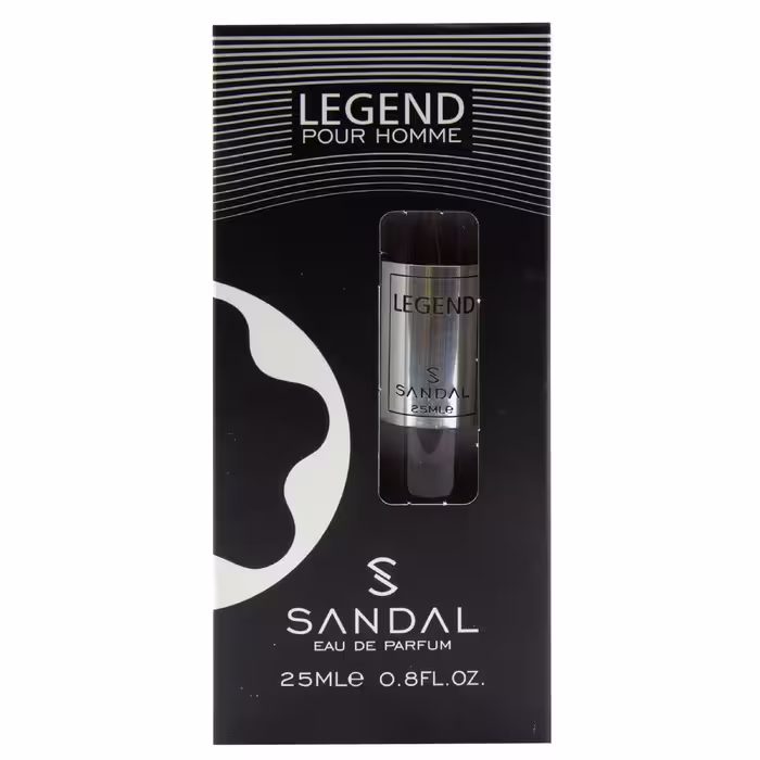 عطر جیبی مردانه صندل مدل LEGEND حجم 25 میلی لیتر 