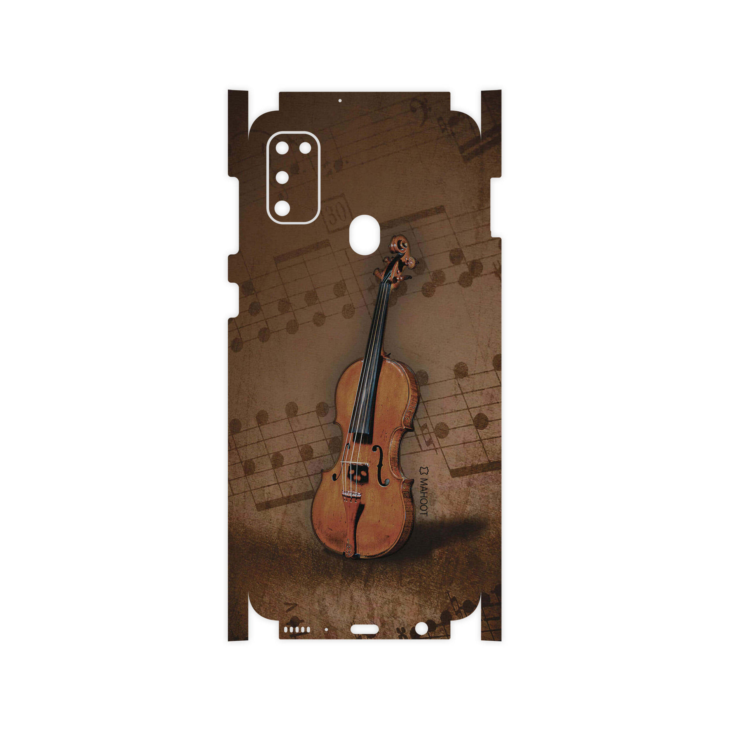 برچسب پوششی ماهوت مدل Violin-Instrument-FullSkin مناسب برای گوشی موبایل سامسونگ Galaxy M30s
