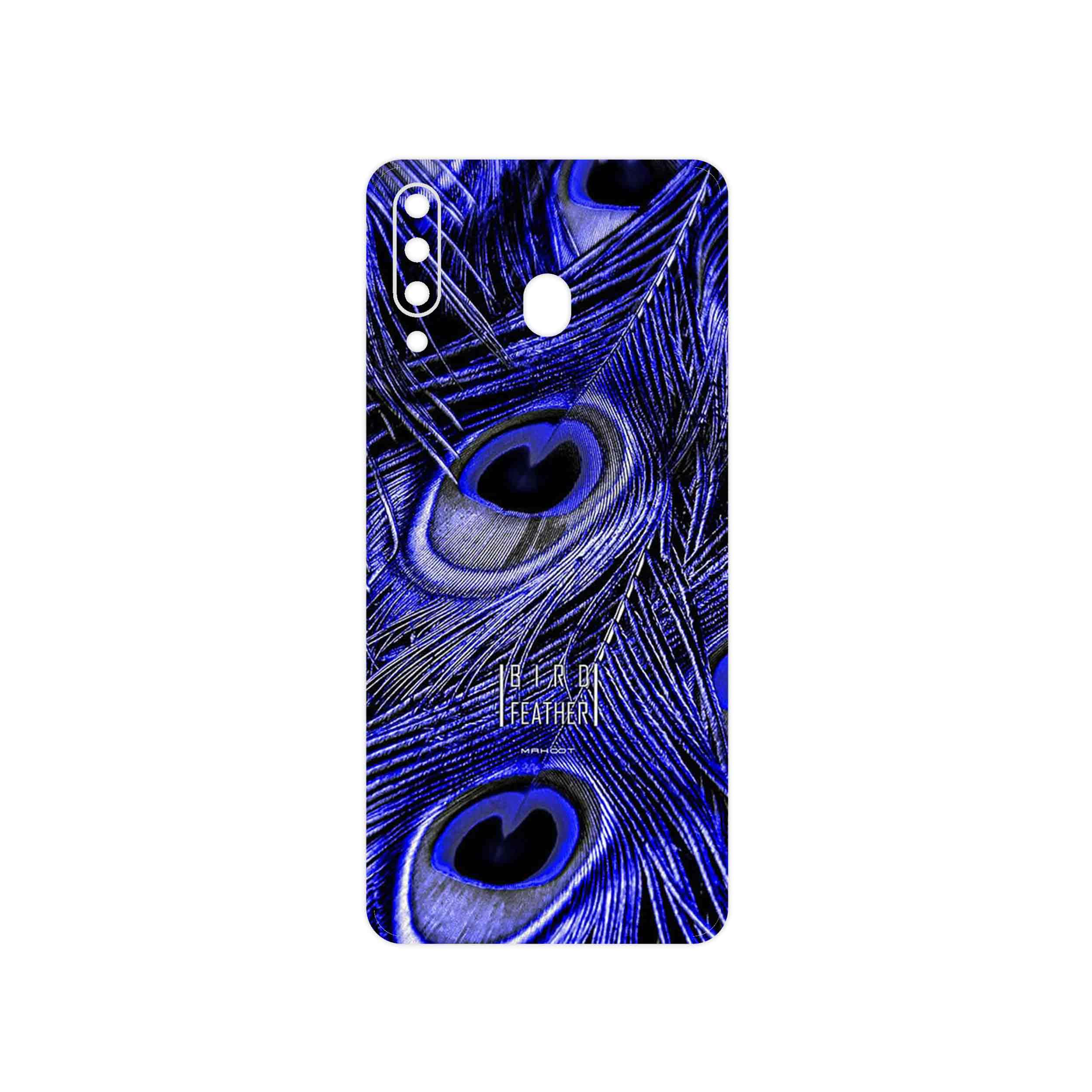 برچسب پوششی ماهوت مدل Purple Feather مناسب برای گوشی موبایل سامسونگ Galaxy M30