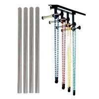 کیت پایه فون زنجیری چهارتایی   لوله آهنی 3 متری