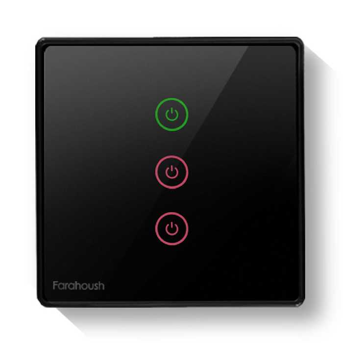 کلید سه پل لمسی فراهوش