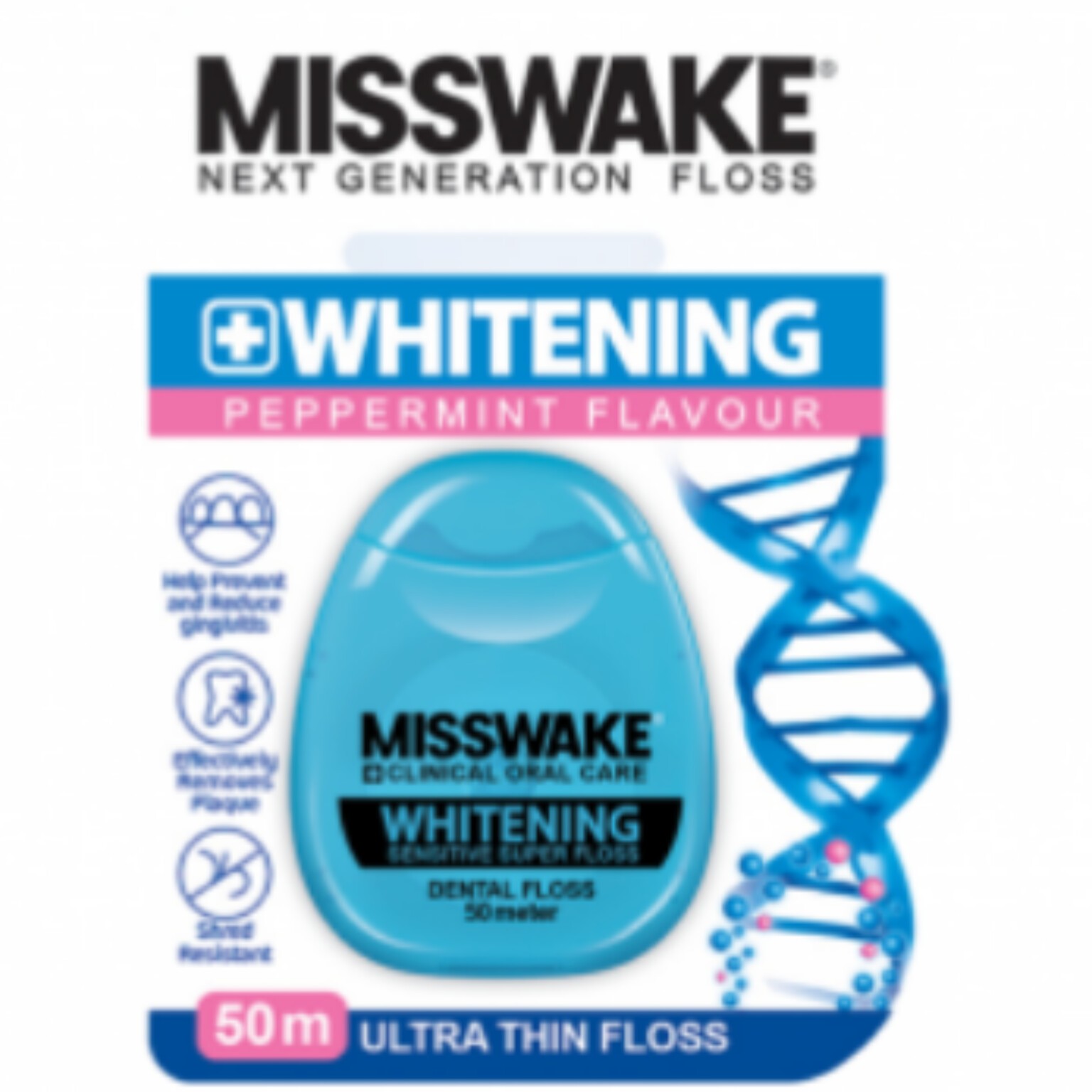 نخ دندان میسویک مدل سفیدکننده Whitening