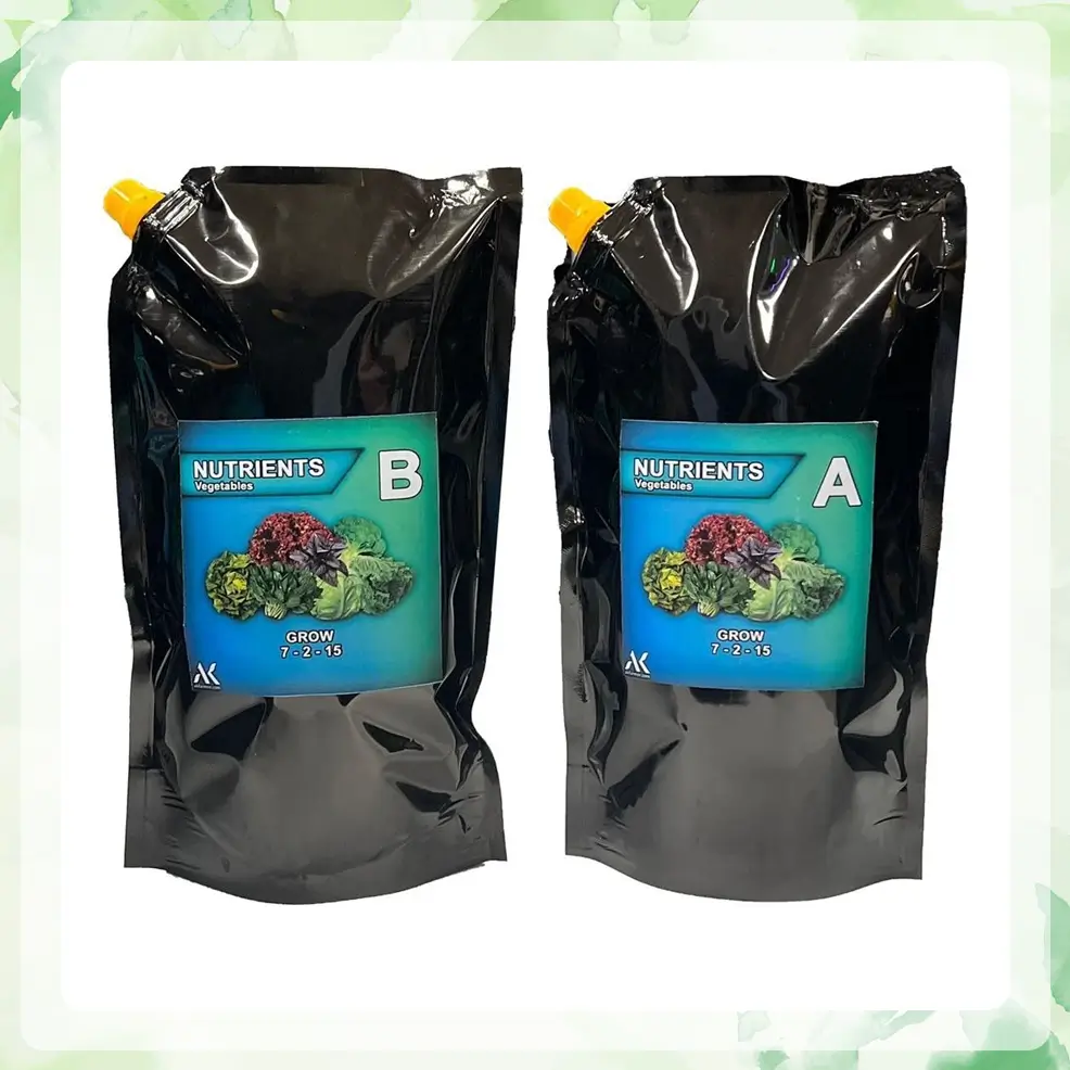 کود هیدروپونیک کاهو و سبزیجات برگی هوگلند دو پارتی 600 سی سی