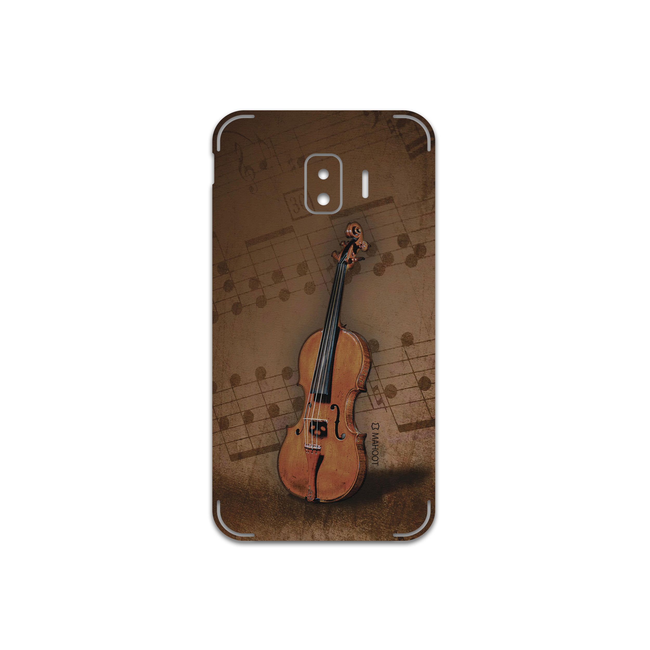 برچسب پوششی ماهوت مدل Violin-Instrument مناسب برای گوشی موبایل سامسونگ Galaxy J2 Core