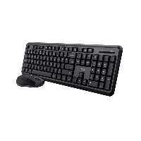 ارسال فوری   گارانتی اصلی   کیبورد و موس تراست مدل TKM 350 wireless Keyboard & Mouse US