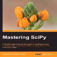 خرید و دانلود نسخه کامل کتاب Mastering Scipy (Python)