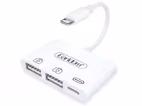 مبدل OTG به لایتنینگ و شارژر ارلدام مدل  OT44 Lighting To OTG   Charging Adapter