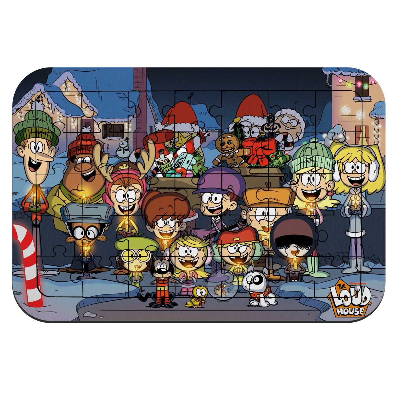  پازل 35 تکه طرح انیمیشن خانه پر سر و صدا کد NI2309