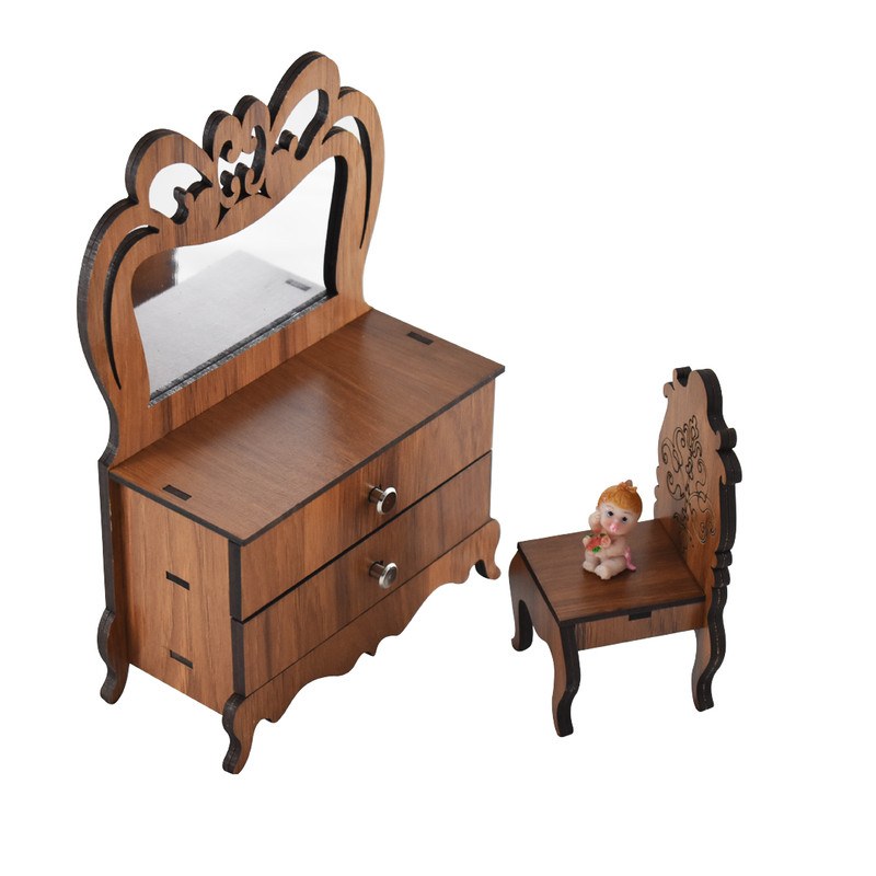 ماکت دکوری مدل میز آرایشی 