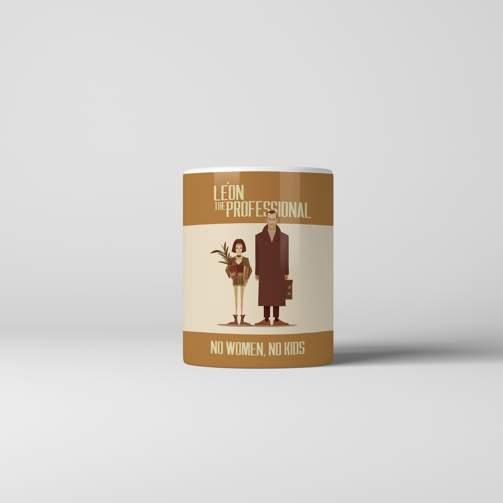 ماگ طرح لئون حرفه ای کد 02