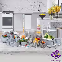 جهیزیه فلورا 110پارچه طوسی هومکت 3442