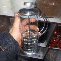 فرنچ پرس و دم نوش ساز 350 میلی لیتری دسته فلزی