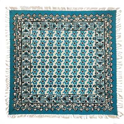 سفره قلمکار عطریان مدل ممتاز طرح گلیم کد G476