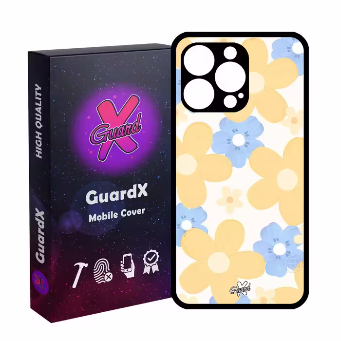 کاور گارد ایکس طرح Flower مدل Glass10539 مناسب برای گوشی موبایل اپل iPhone 13 Pro