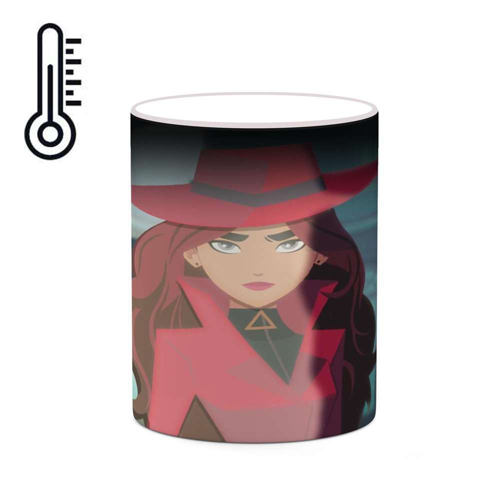 ماگ حرارتی کاکتی طرح کارتون Carmen Sandiego مدل mgh22370