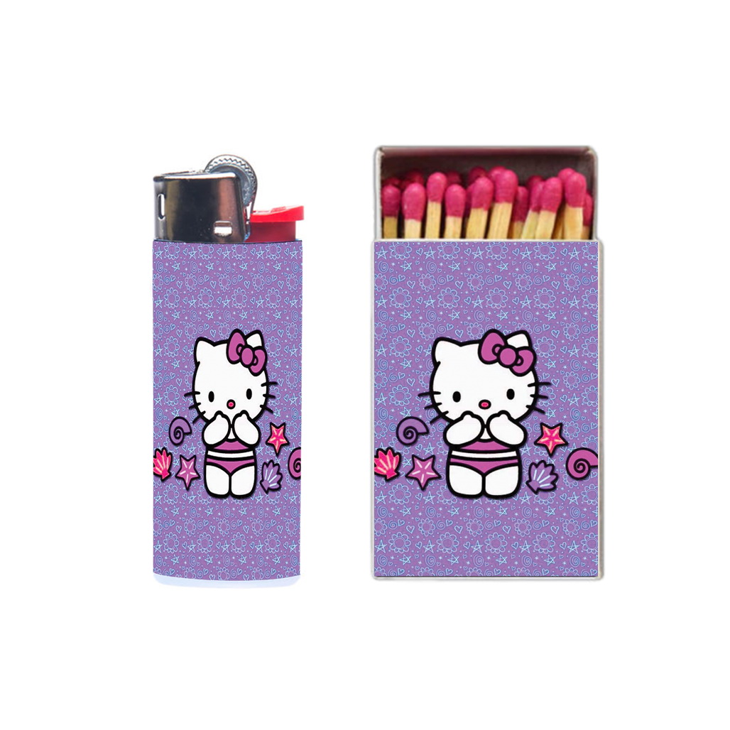 فندک مدل کیتی کد 1520 به همراه کبریت